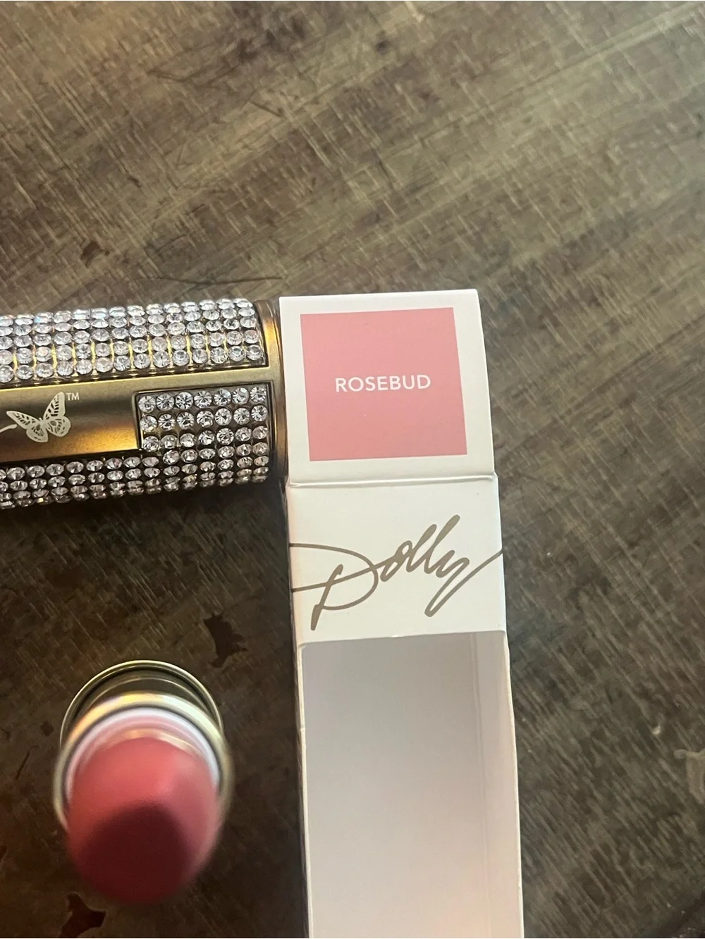 Dolly Parton lipstick rosebud